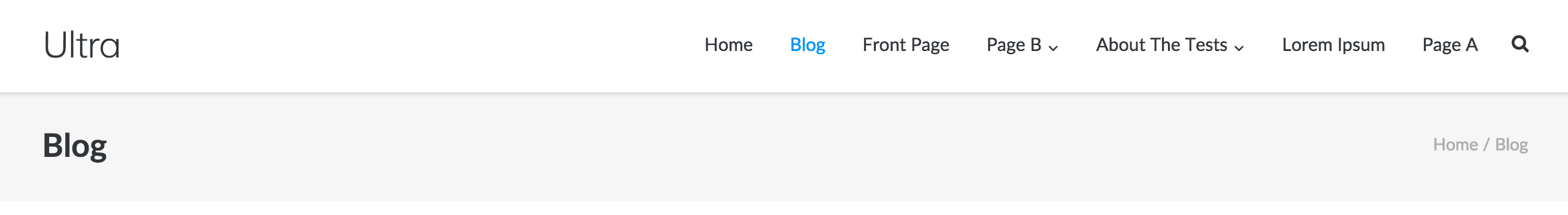Content Header