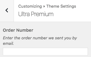 Theme Settings > Ultra Premium